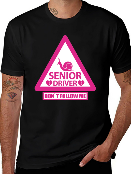 Senior Driver Funny Warning T-Shirt