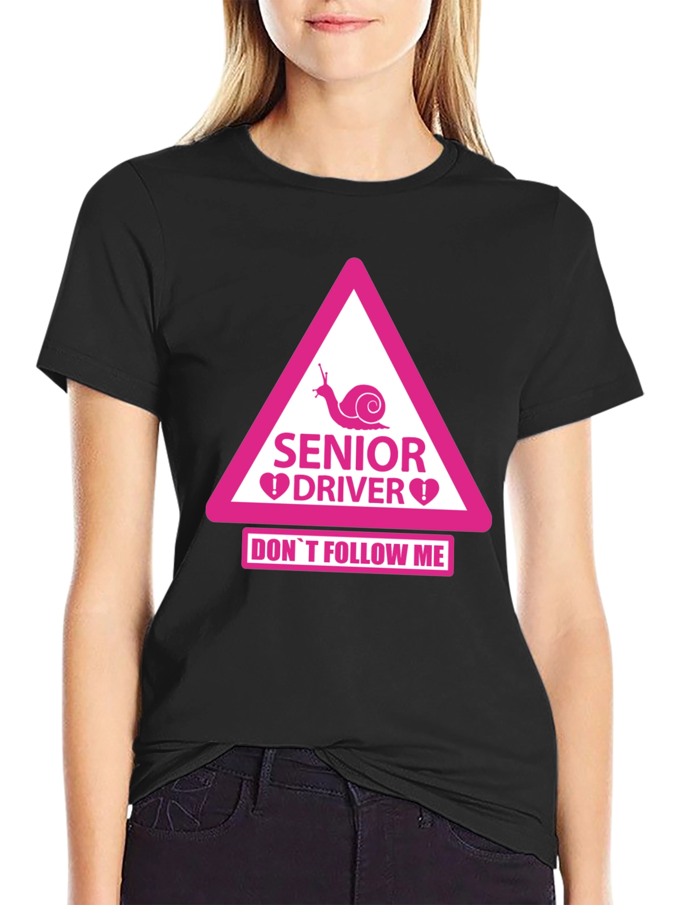 Senior Driver Funny Warning T-Shirt