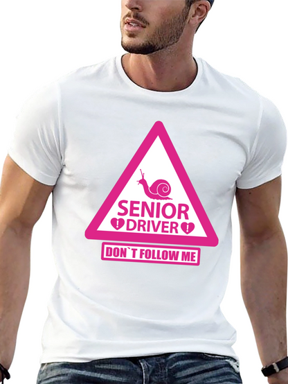 Senior Driver Funny Warning T-Shirt