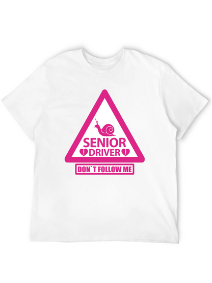 Senior Driver Funny Warning T-Shirt