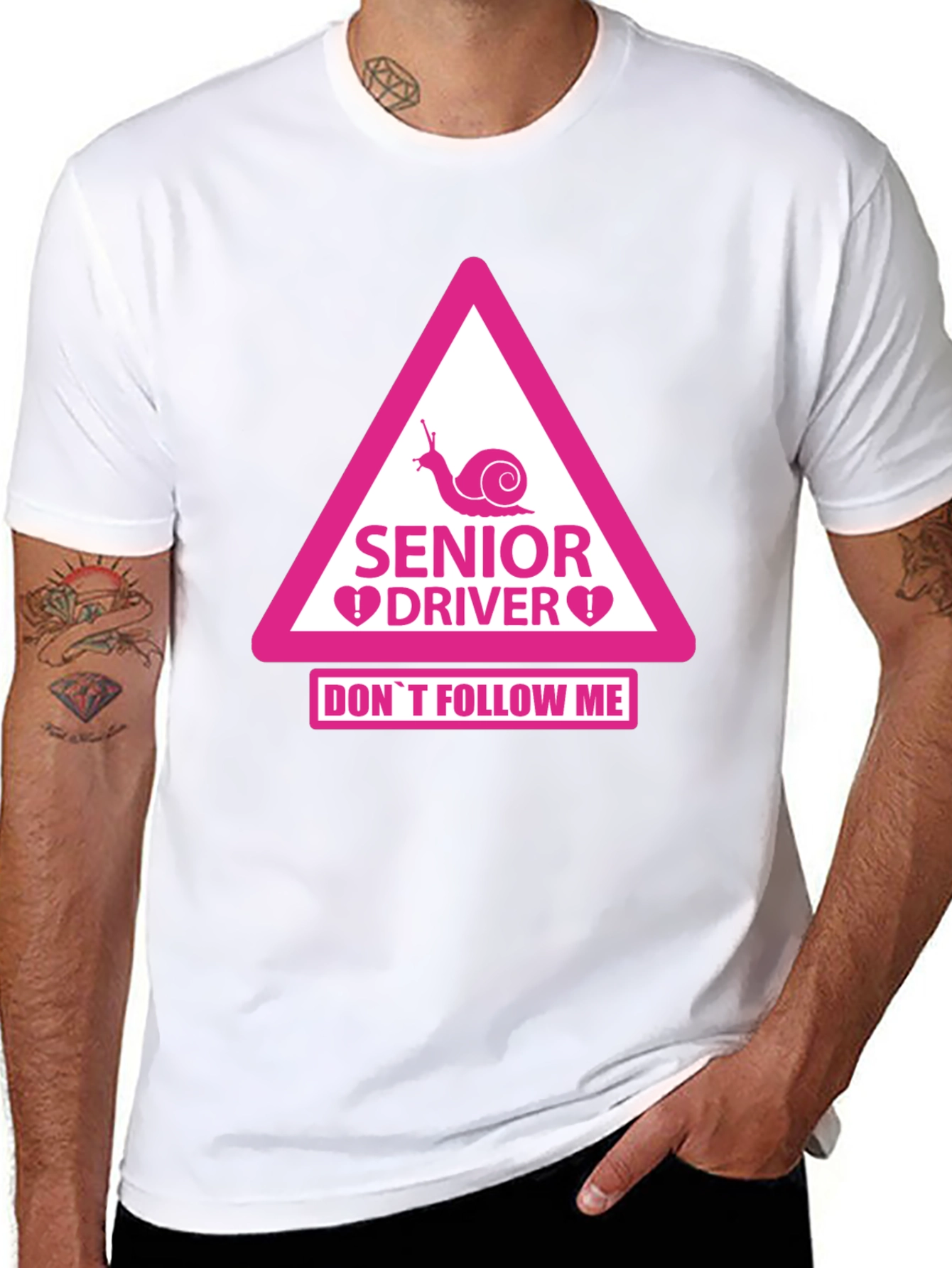 Senior Driver Funny Warning T-Shirt