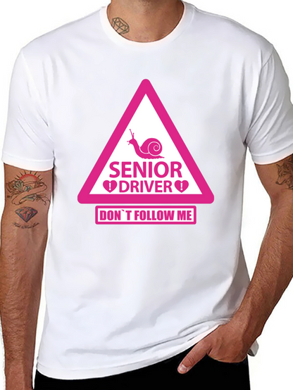 Senior Driver Funny Warning T-Shirt
