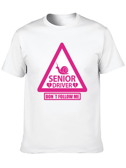 Senior Driver Funny Warning T-Shirt