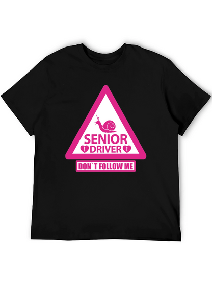 Senior Driver Funny Warning T-Shirt