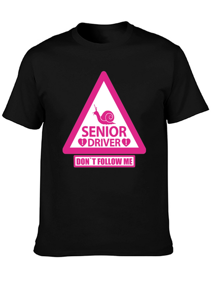 Senior Driver Funny Warning T-Shirt