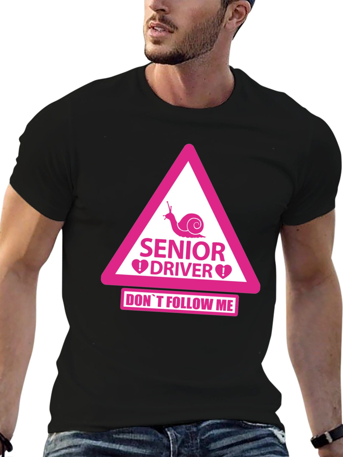 Senior Driver Funny Warning T-Shirt