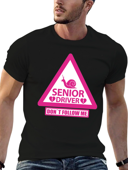 Senior Driver Funny Warning T-Shirt