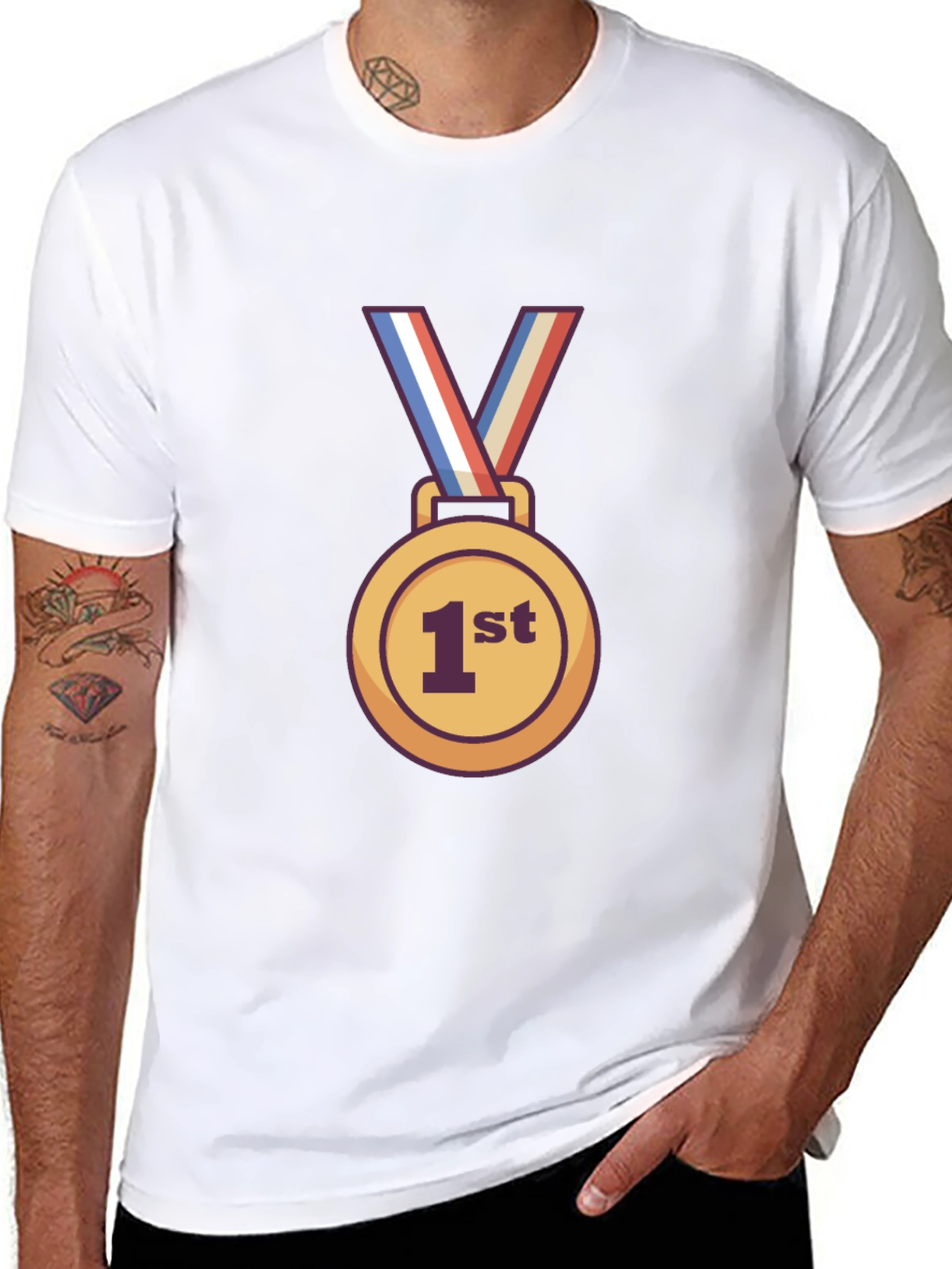 Champion First Place Medal T-Shirt