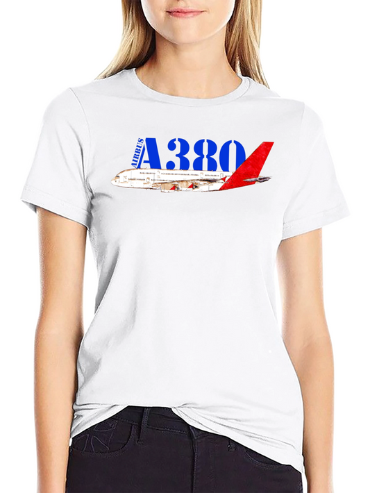 Airbus A380 T-Shirt - Aviation Enthusiast Tee