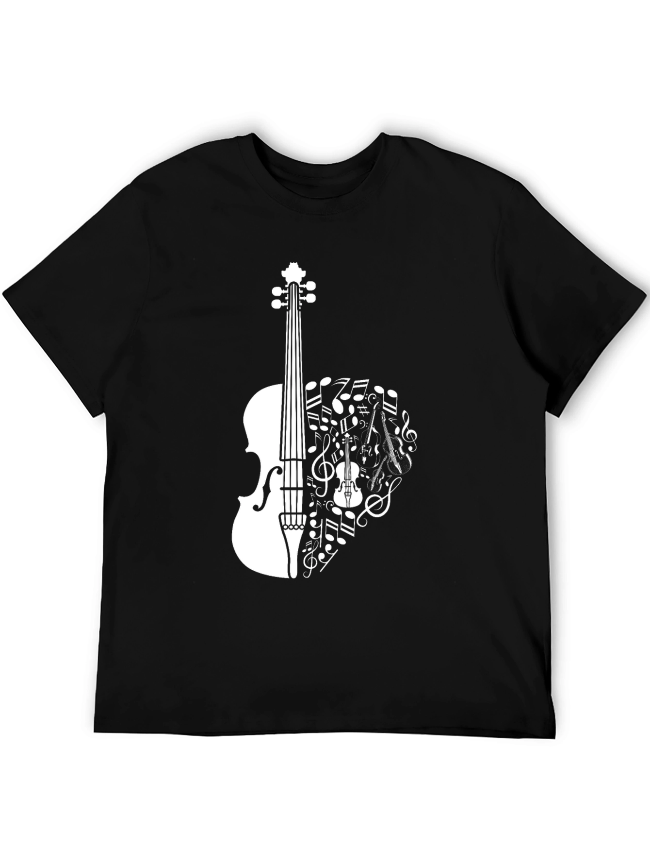 Musical Violin T-Shirt - Stylish Music Lover Tee