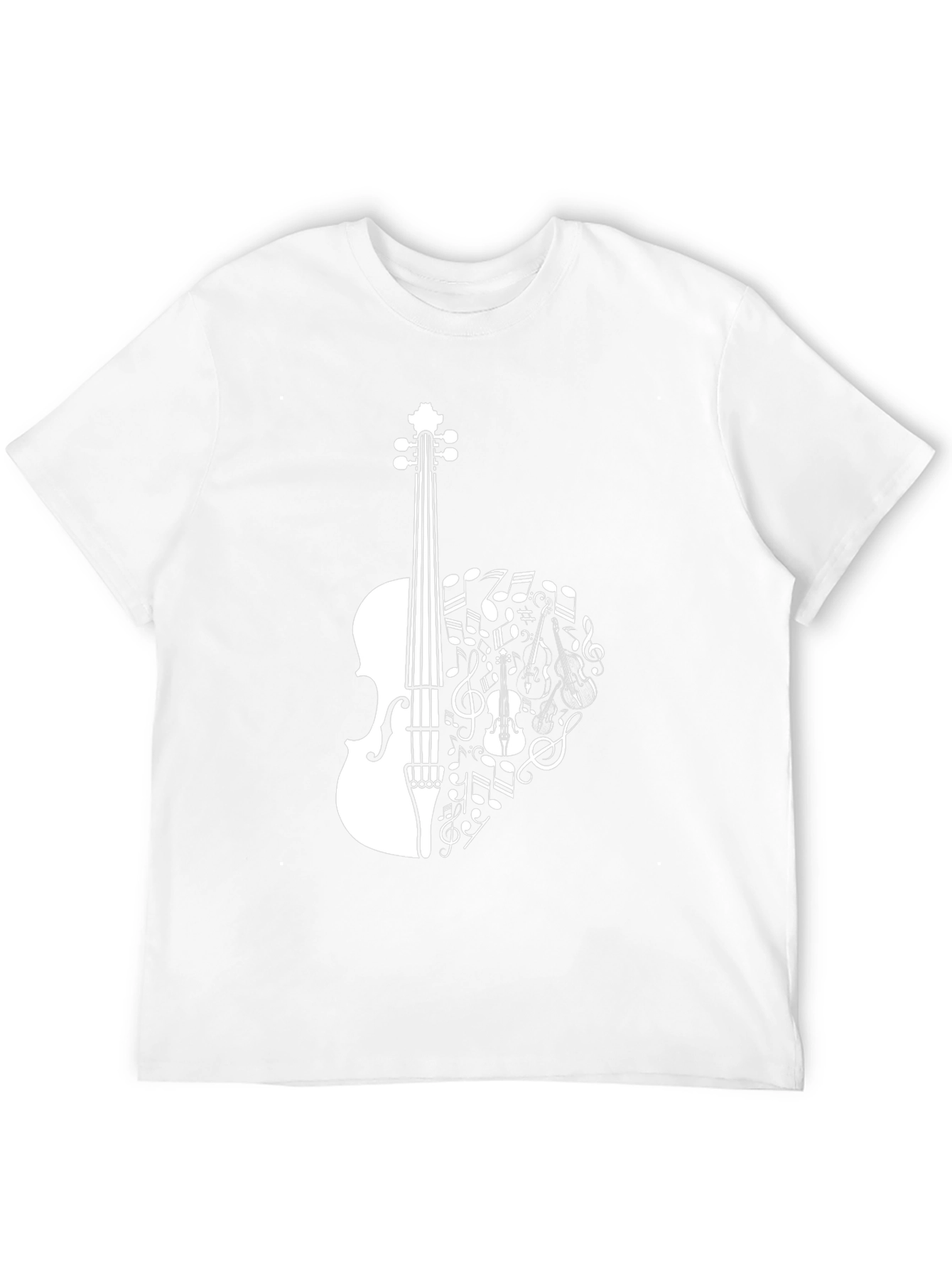 Musical Violin T-Shirt - Stylish Music Lover Tee