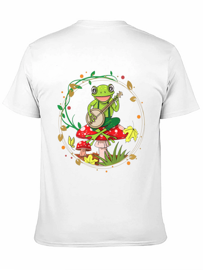Frog Banjo T-Shirt - Whimsical Music Tee
