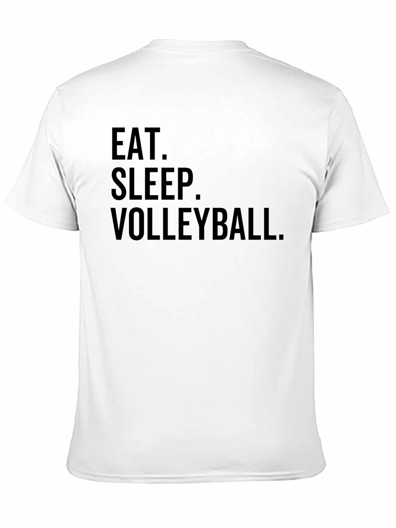 Eat Sleep Volleyball T-Shirt - Black