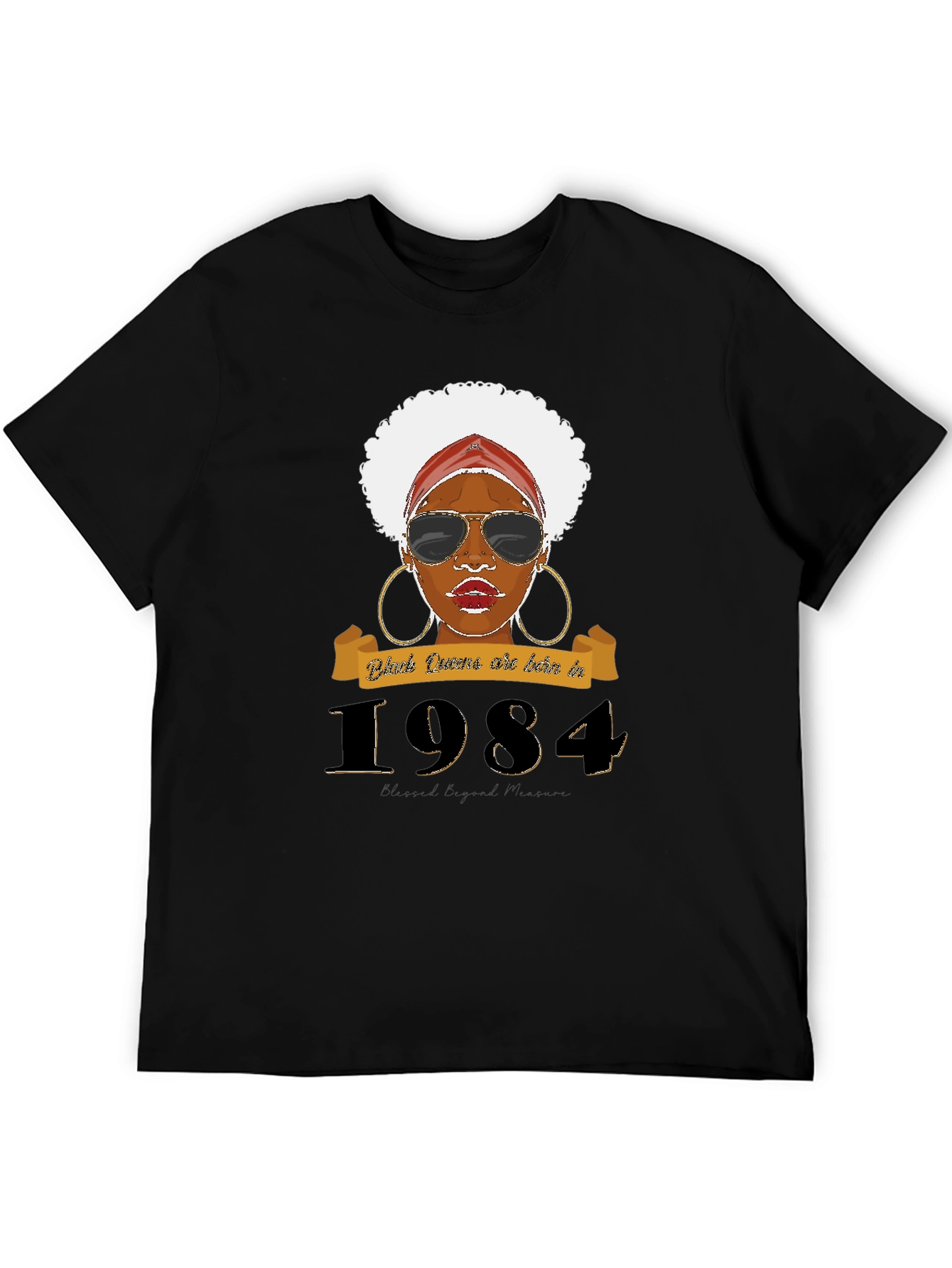 Black Queens Born in 1984 T-Shirt