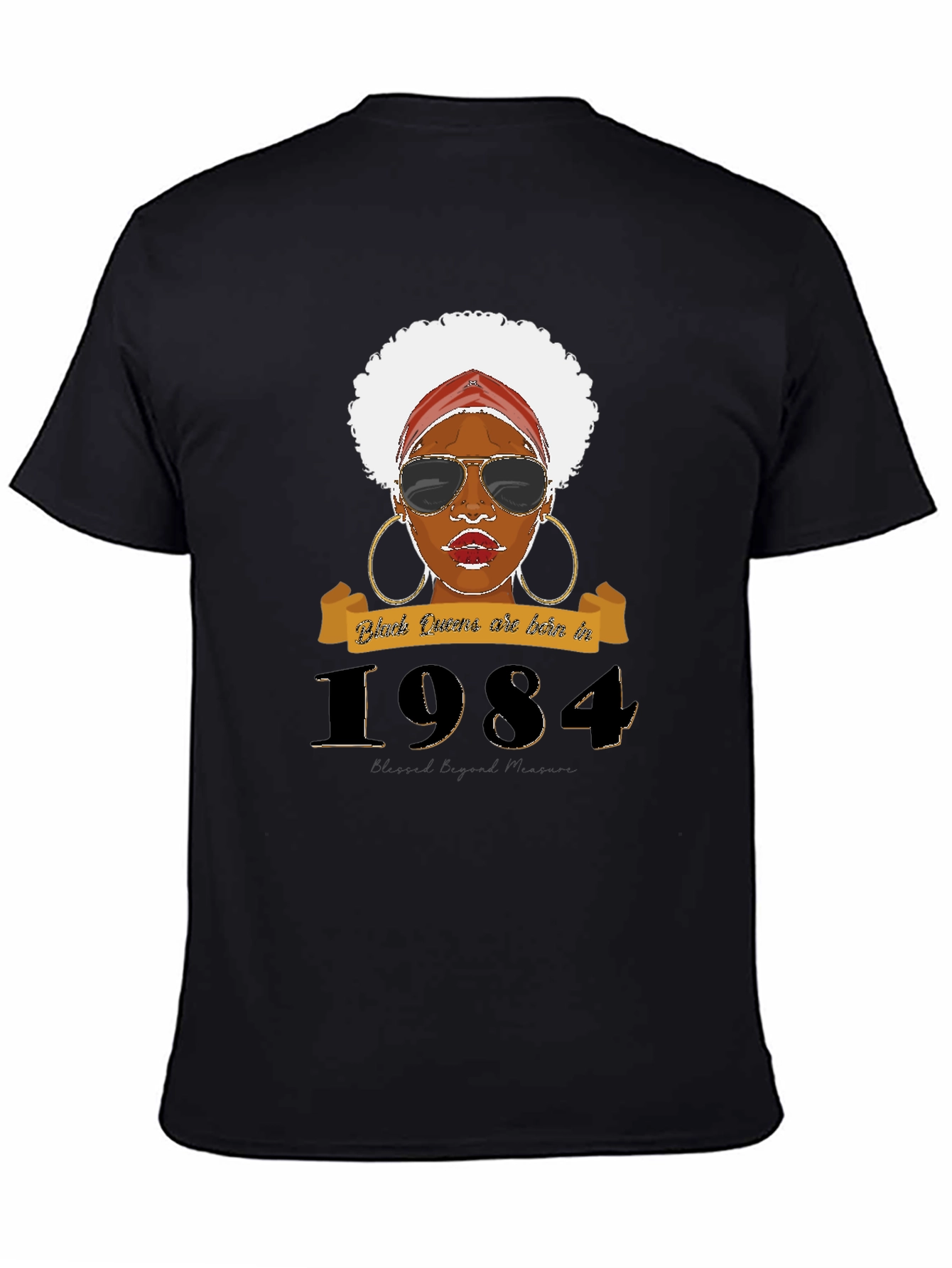 Black Queens Born in 1984 T-Shirt