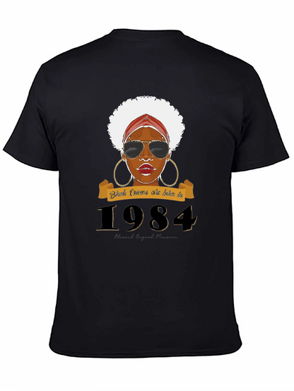Black Queens Born in 1984 T-Shirt
