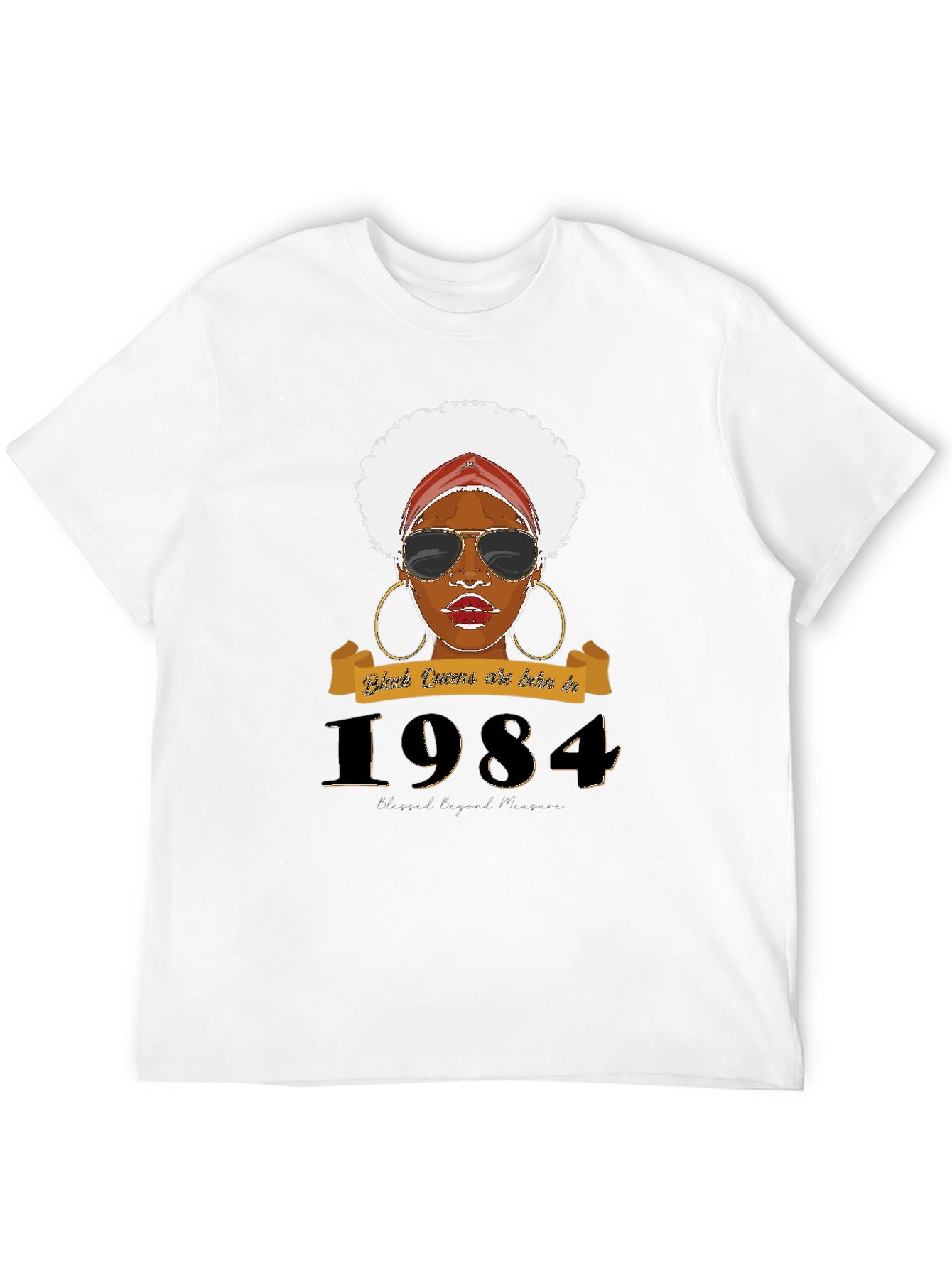 Black Queens Born in 1984 T-Shirt