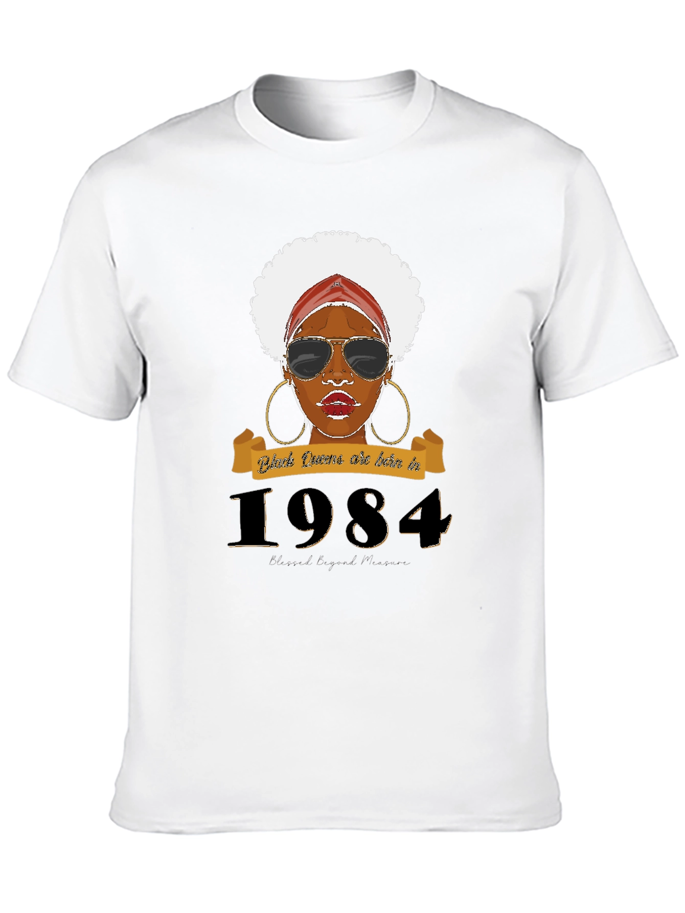 Black Queens Born in 1984 T-Shirt