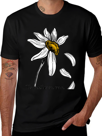 He Loves Me Daisy Graphic Tee