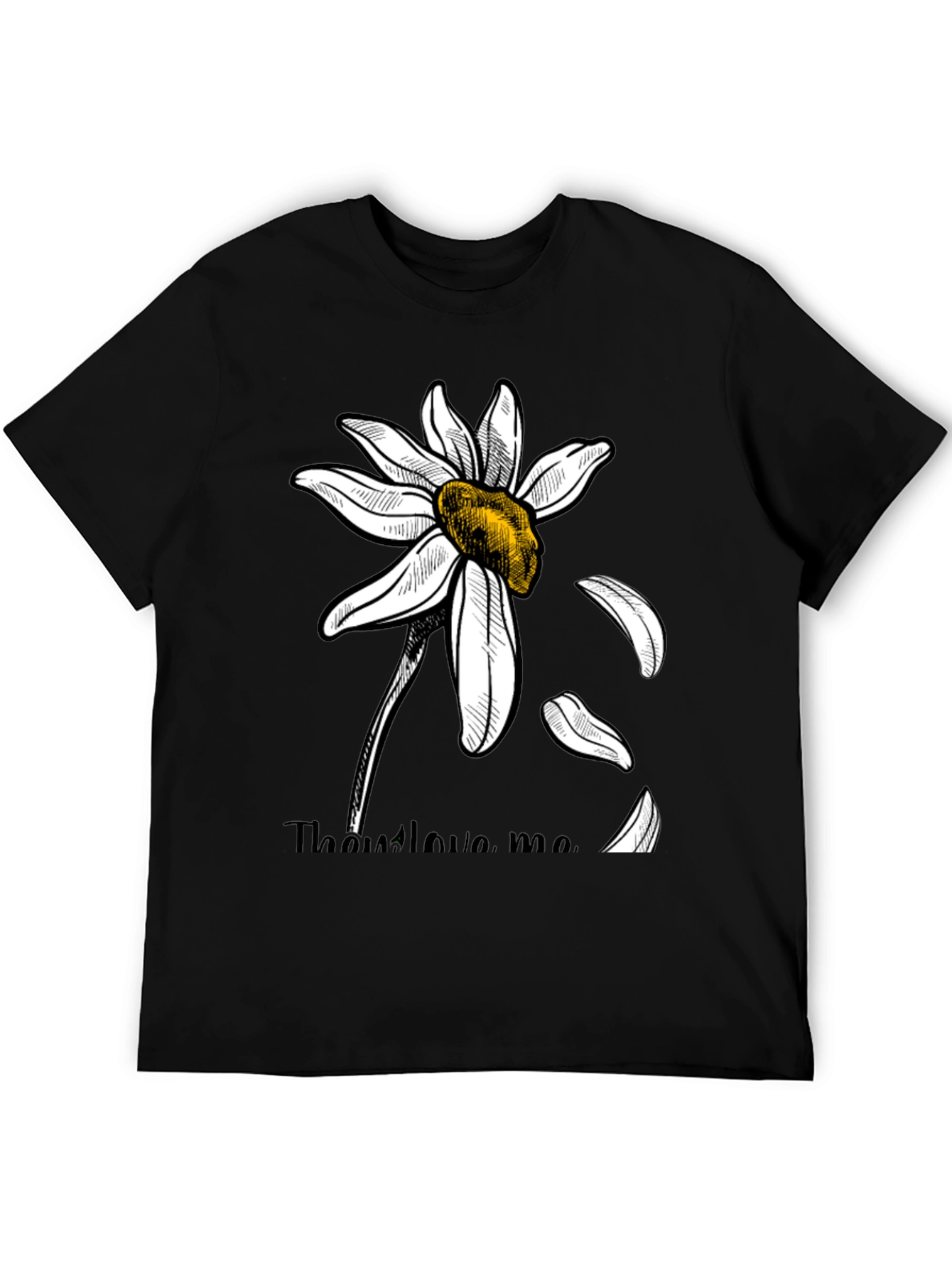 He Loves Me Daisy Graphic Tee