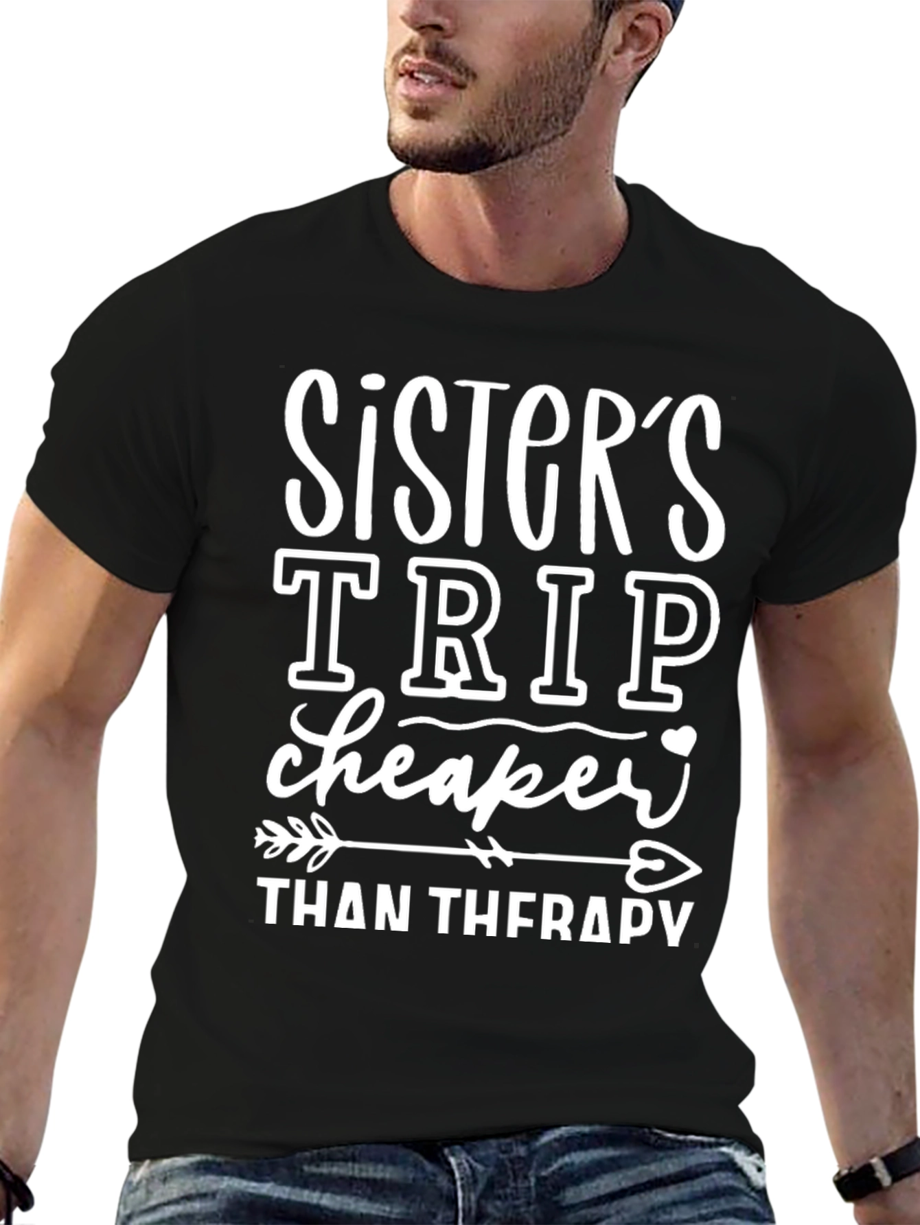 Sisters Trip Cheaper Than Therapy Graphic Tee