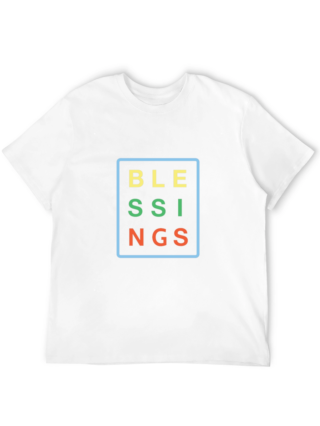 Blessings Graphic Tee - Black Cotton Comfort