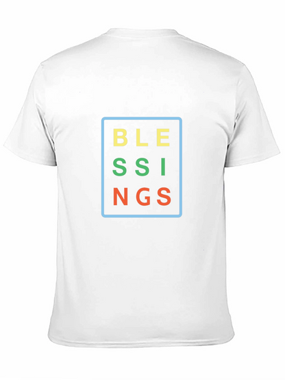Blessings Graphic Tee - Black Cotton Comfort