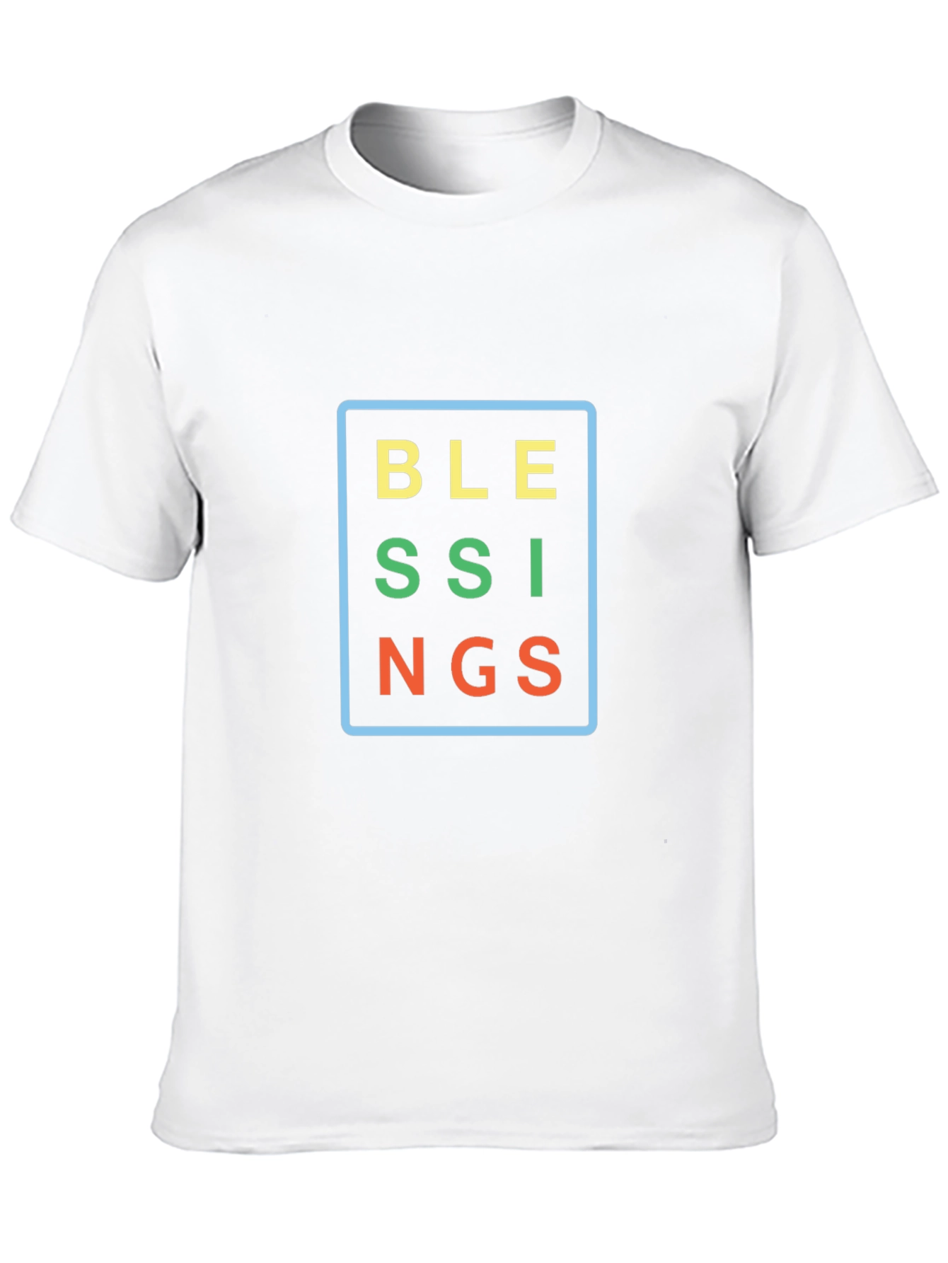 Blessings Graphic Tee - Black Cotton Comfort