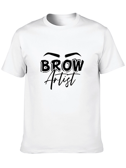Brow Artist Graphic T-Shirt Unisex Black Tee