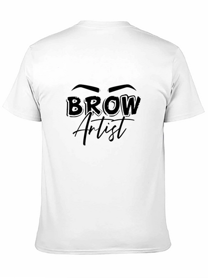 Brow Artist Graphic T-Shirt Unisex Black Tee
