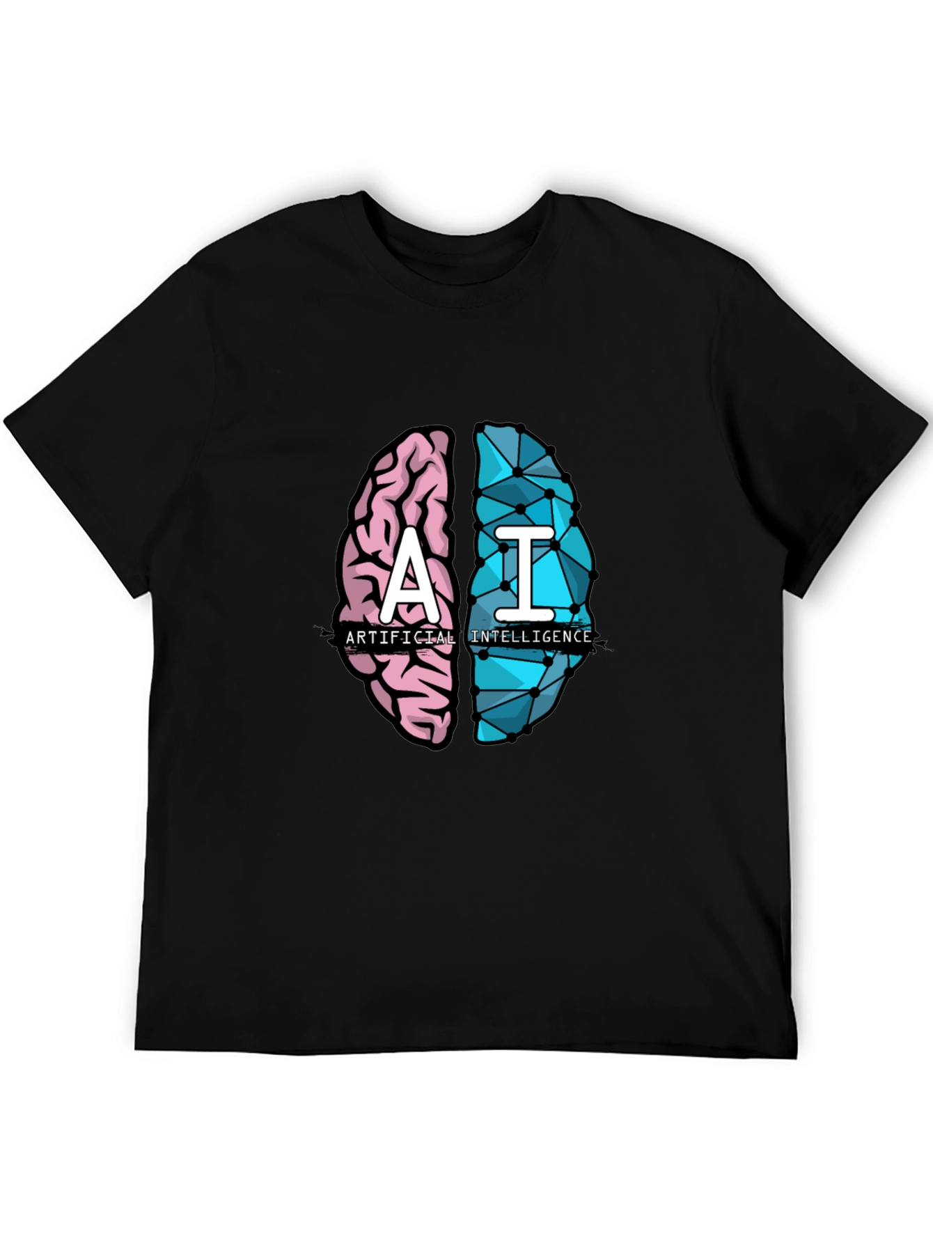 AI Brain T-Shirt - Artificial Intelligence Design