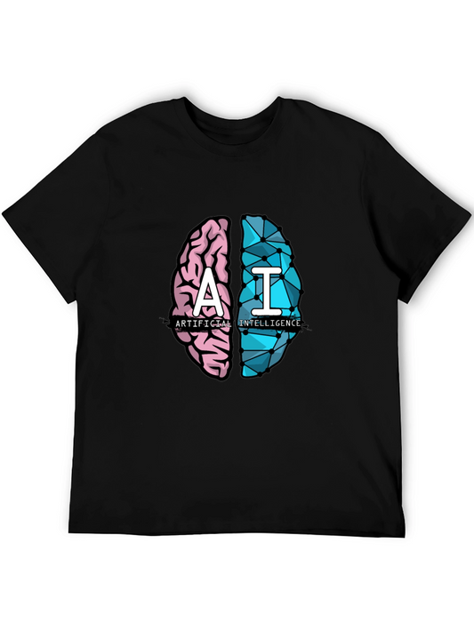 AI Brain T-Shirt - Artificial Intelligence Design