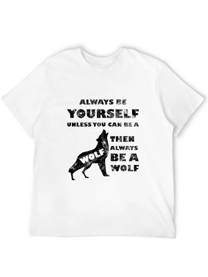 Always Be A Wolf T-Shirt - Black