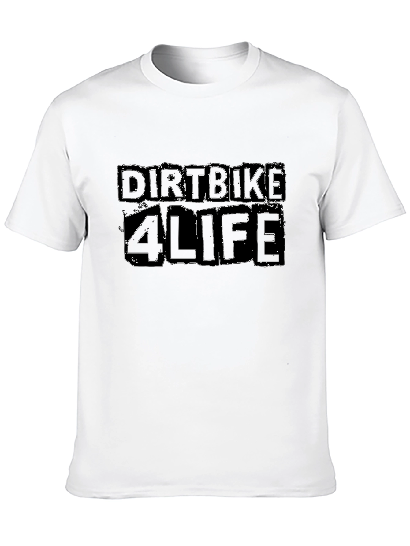 Dirtbike 4 Life Black Graphic T-Shirt