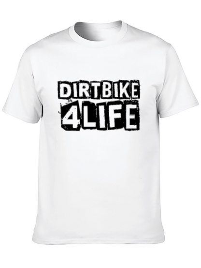 Dirtbike 4 Life Black Graphic T-Shirt
