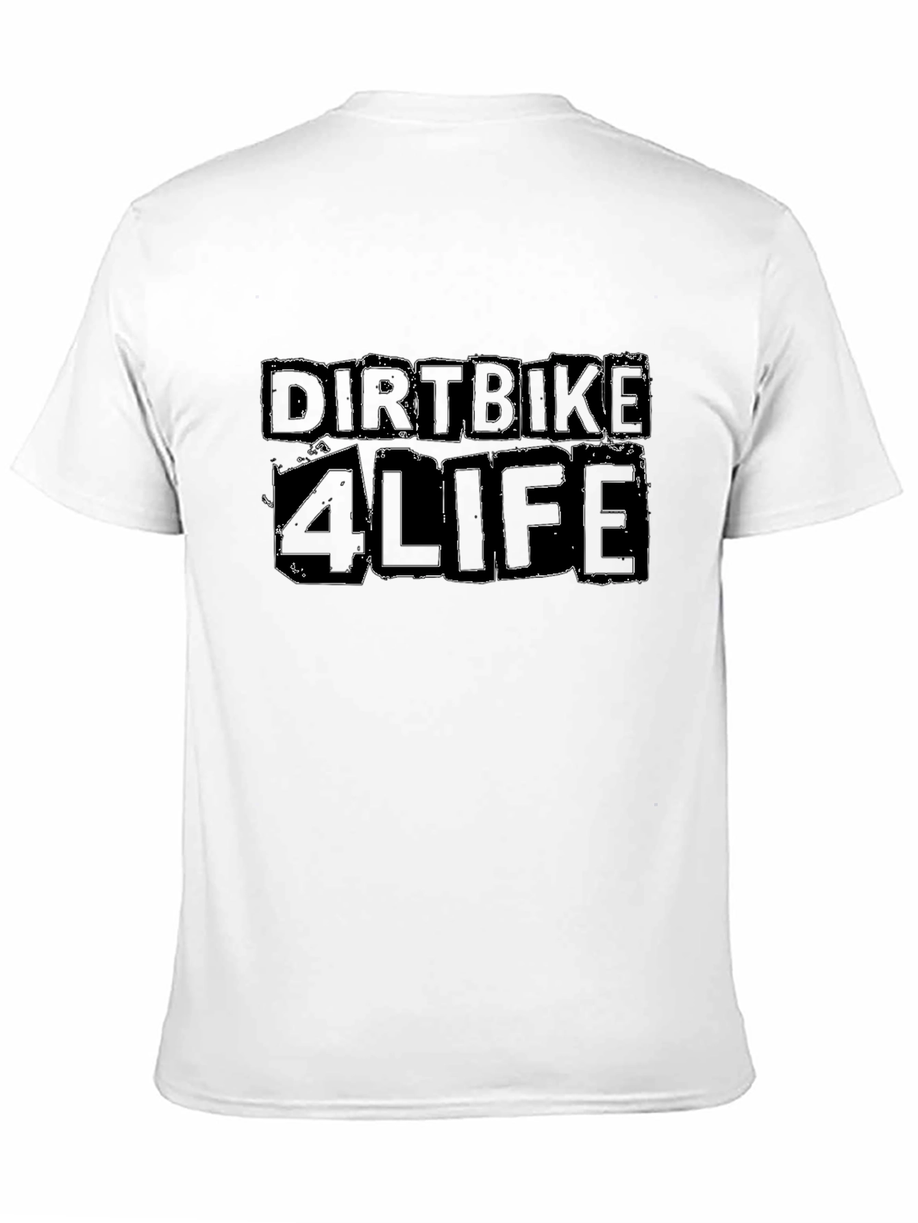 Dirtbike 4 Life Black Graphic T-Shirt