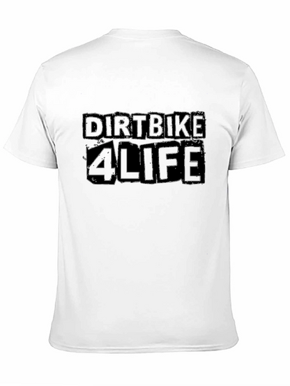 Dirtbike 4 Life Black Graphic T-Shirt