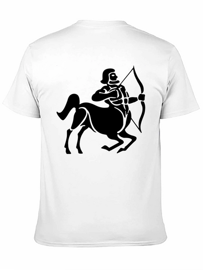 Sagittarius Zodiac Black Graphic Tee