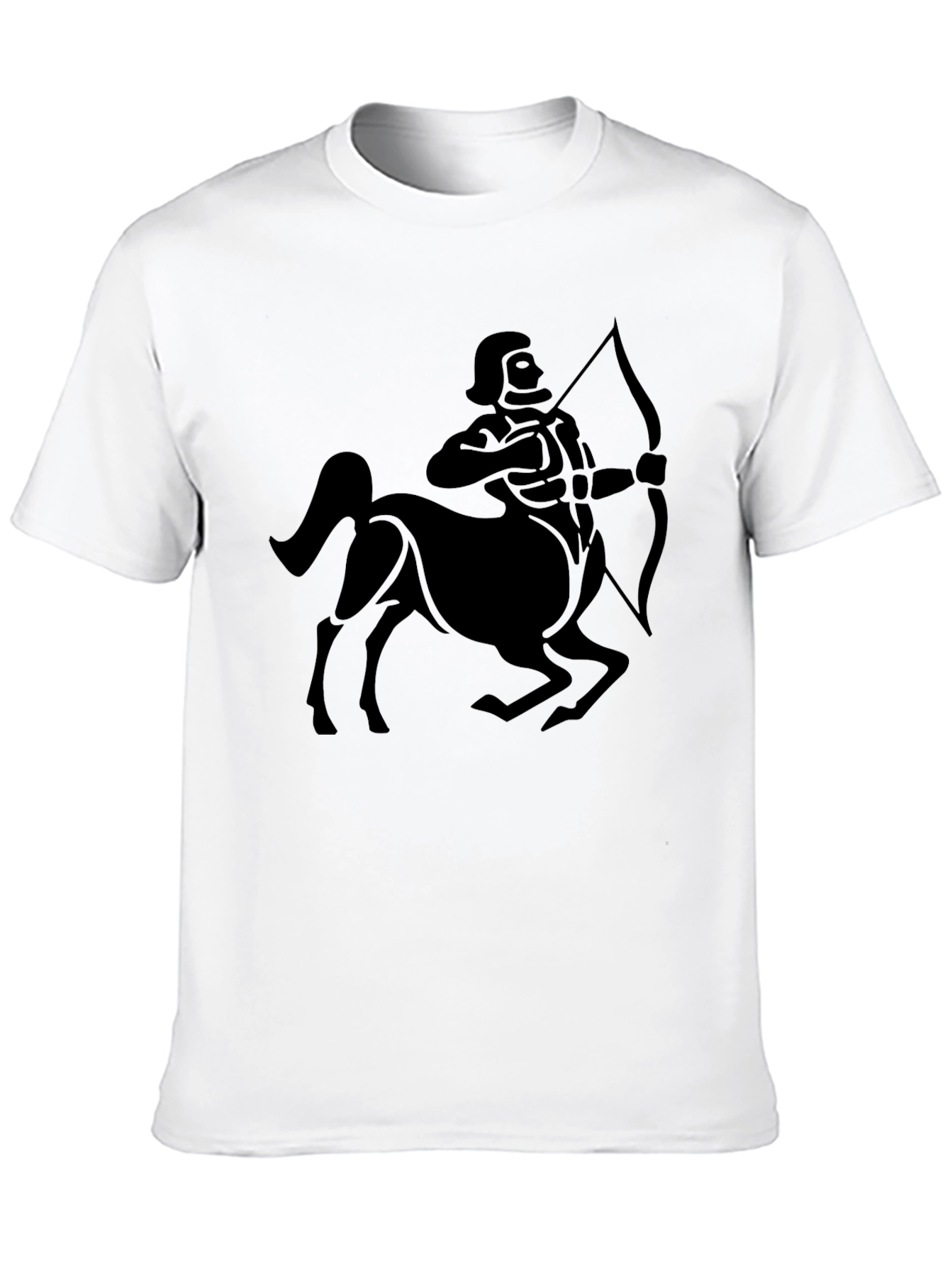 Sagittarius Zodiac Black Graphic Tee