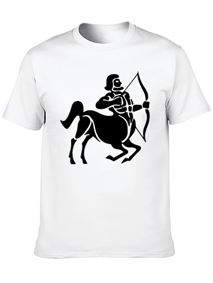 Sagittarius Zodiac Black Graphic Tee
