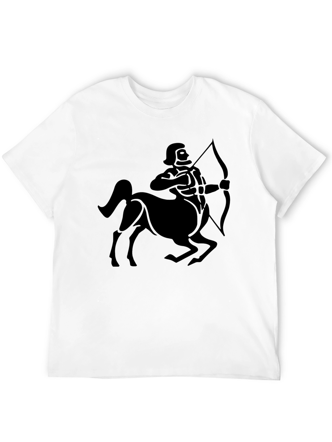 Sagittarius Zodiac Black Graphic Tee