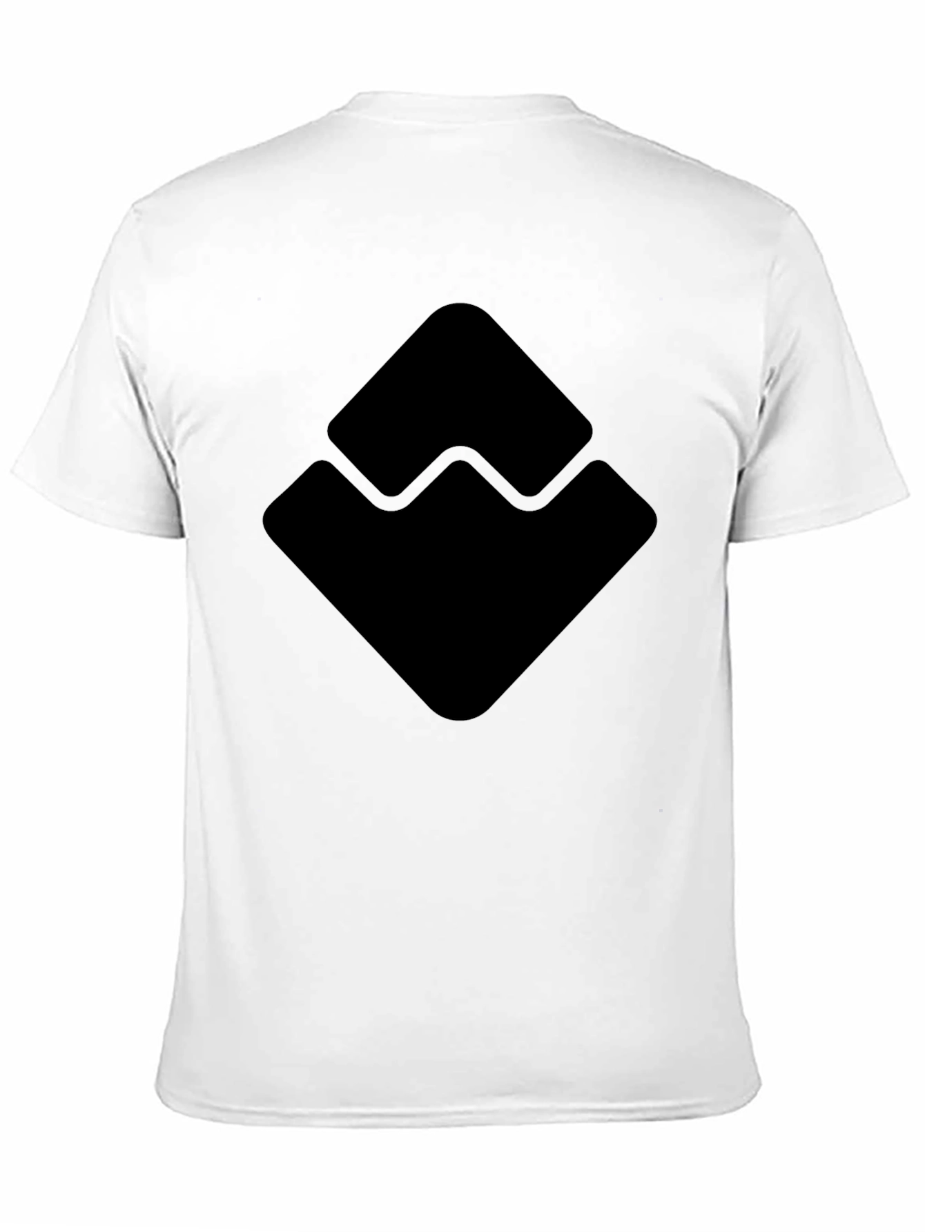 Geometric Logo Black T-Shirt