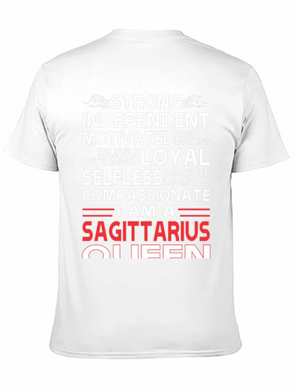 Sagittarius Queen Graphic Tee - Strong Independent Womens Shirt