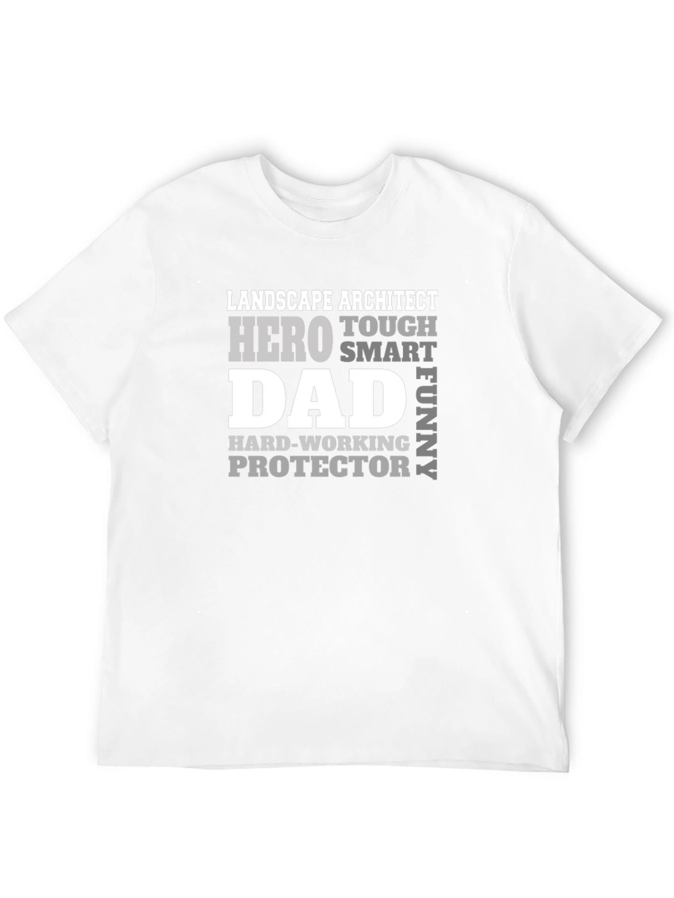 Landscape Architect Dad Hero Graphic T-Shirt