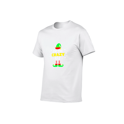 I’m The Crazy Elf Christmas T-Shirt - 100% Cotton, Festive & Playful Tee for Holiday Gatherings & Casual Daily Wear