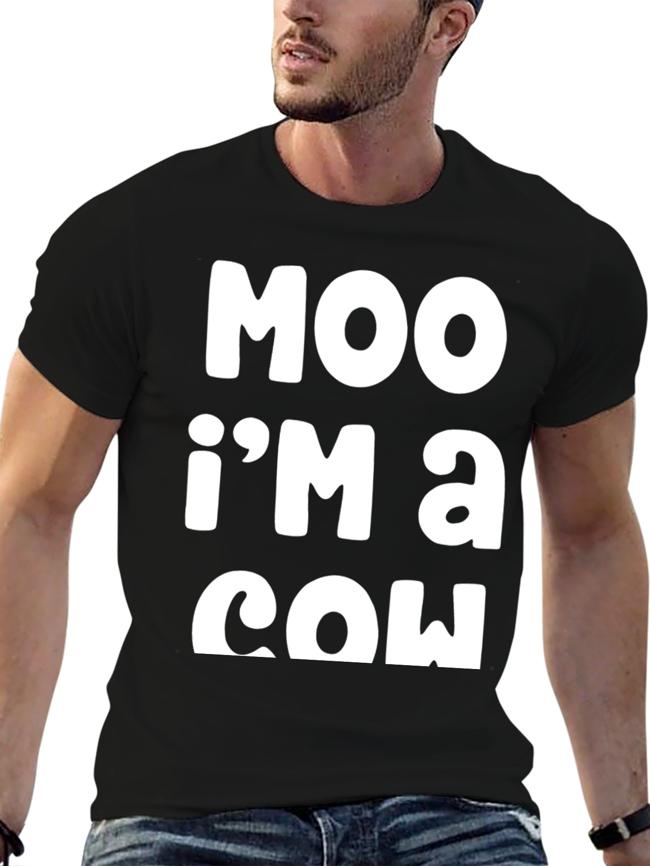 Moo Im a Cow T-Shirt - Funny Graphic Tee