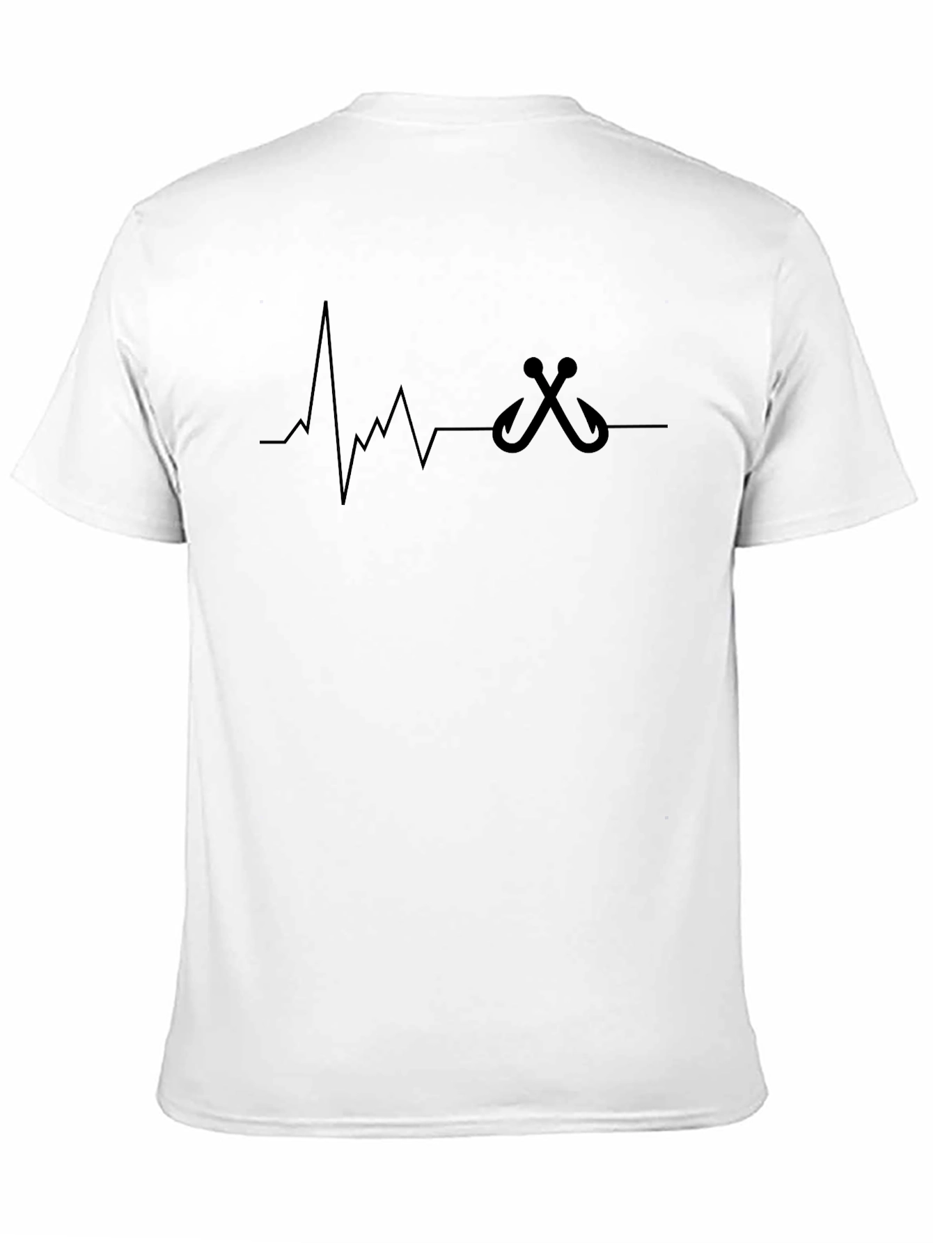 Fishing Heartbeat T-Shirt - Bass Angler Tee