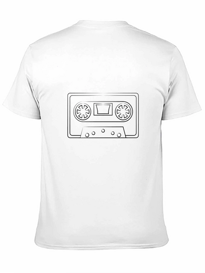 Retro Cassette Tape Black T-Shirt