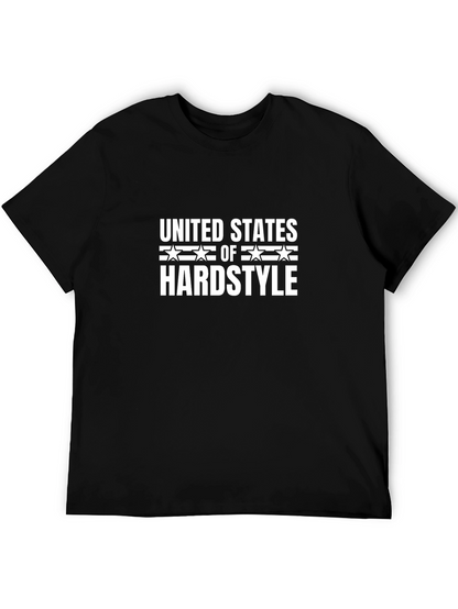 United States of Hardstyle Black T-Shirt