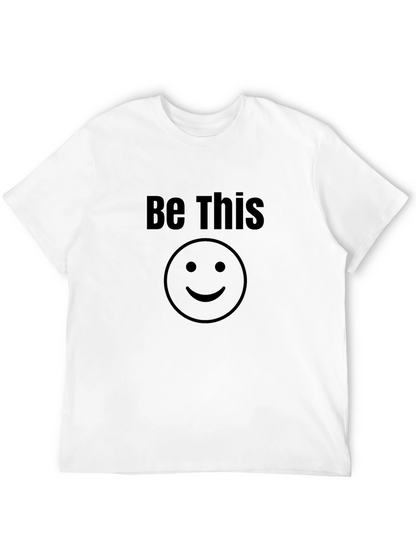 Be This Smiley Face Black T-Shirt